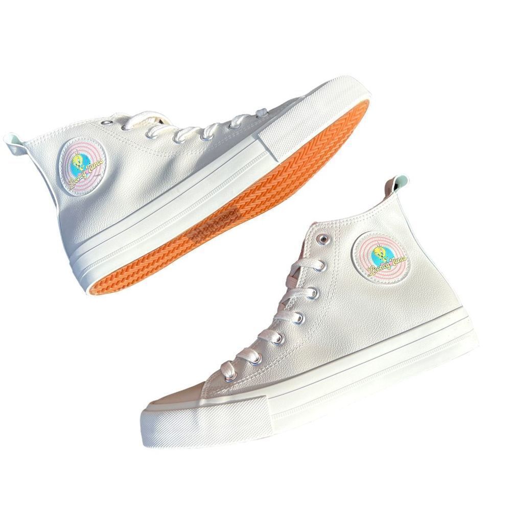 Looney Tunes Tweety High Top Sneaker Shoes - Picture 6 of 13